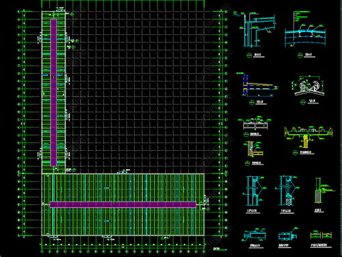 鋼結(jié)構(gòu)工廠CAD施工圖設計平面圖 獲取、應用與設計要點